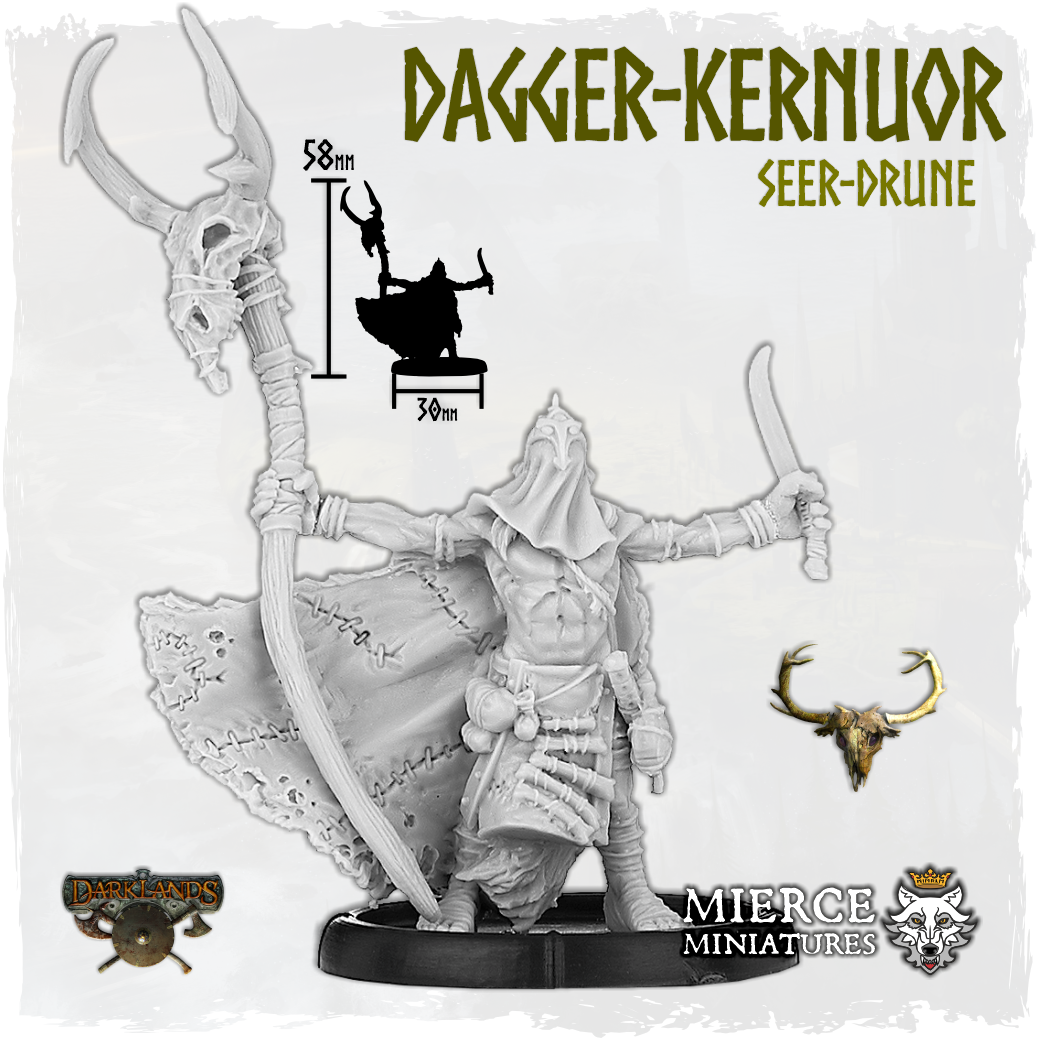 Dagger-Kernuor, Seer-Drune on Foot