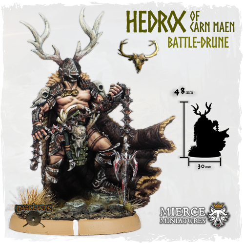 Hedroc of Carn Maen, Battle-Drune on Foot