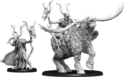 Kerazek, Augur-Drune on Foot and on Karnun-Beast