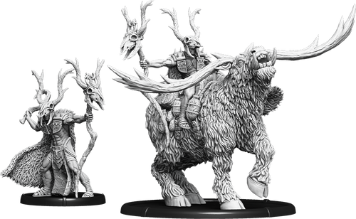 Kerazek, Augur-Drune on Foot and on Karnun-Beast