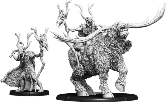 Kerazek, Augur-Drune on Foot and on Karnun-Beast