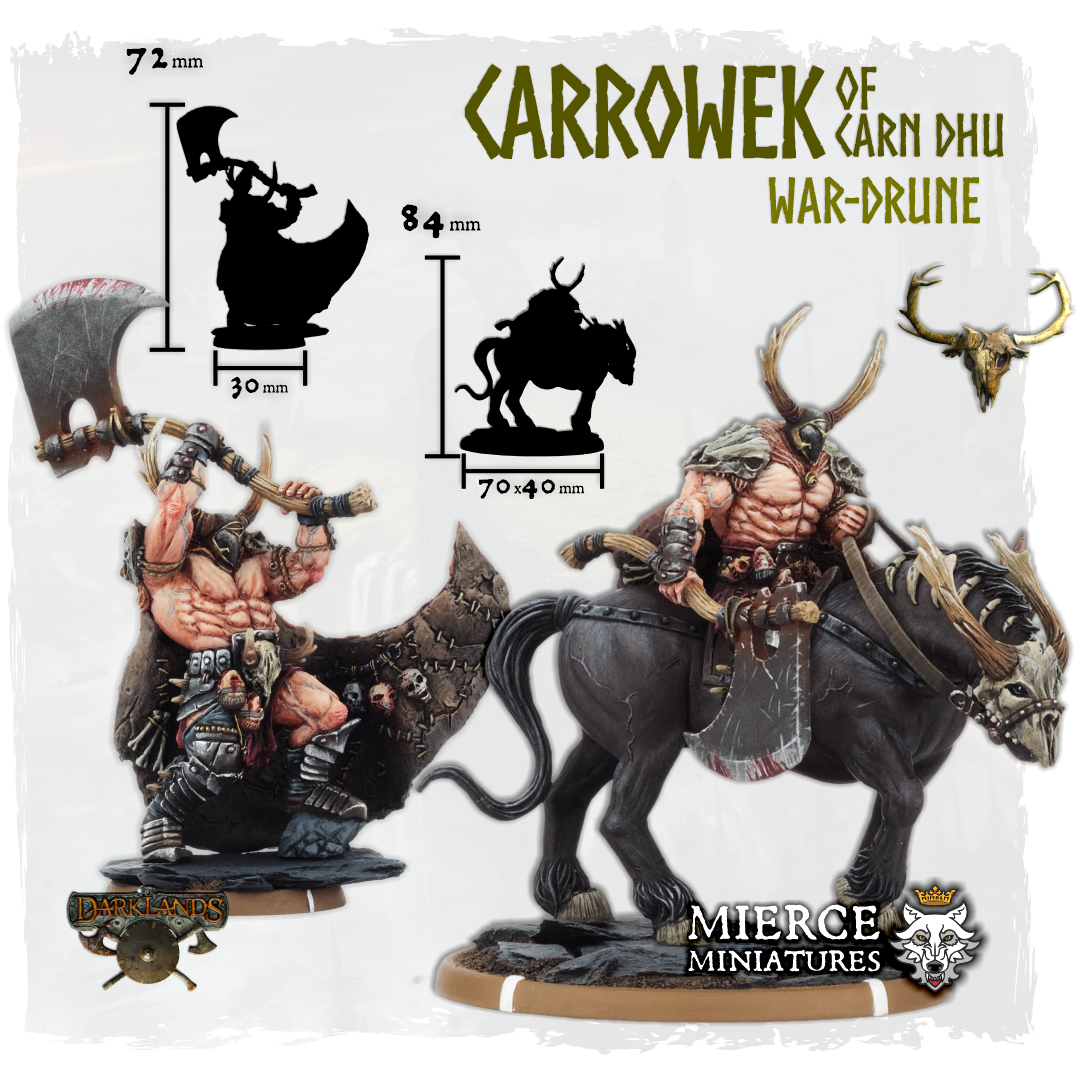 Carrowek of Carn Dhu, War-Drune on Foot and on Drune-Margh
