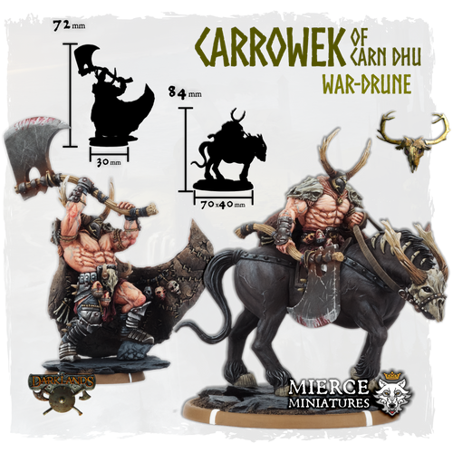 Carrowek of Carn Dhu, War-Drune on Foot and on Drune-Margh