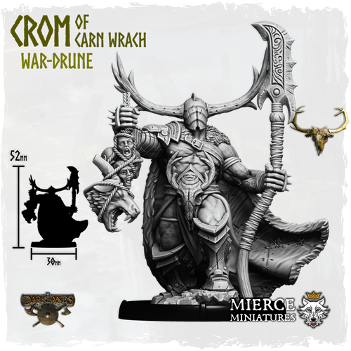 Crom of Carn Wrach, War-Drune on Foot