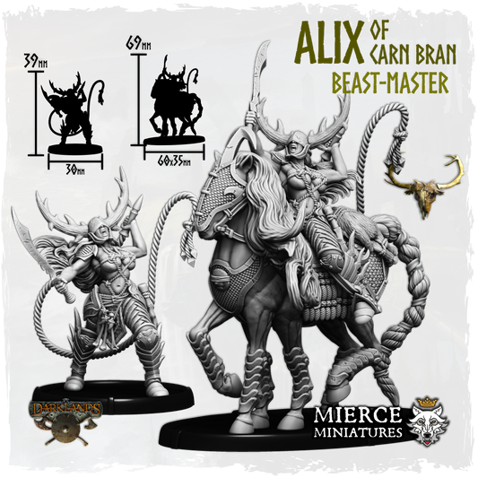 Alix of Carn Bran, Beast-Master on Foot and on Swift-Margh