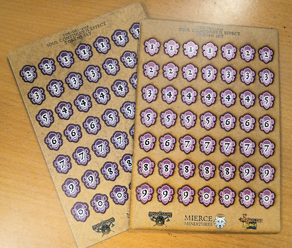 Darklands Soul Numbered Continuous Effect Tokens Set