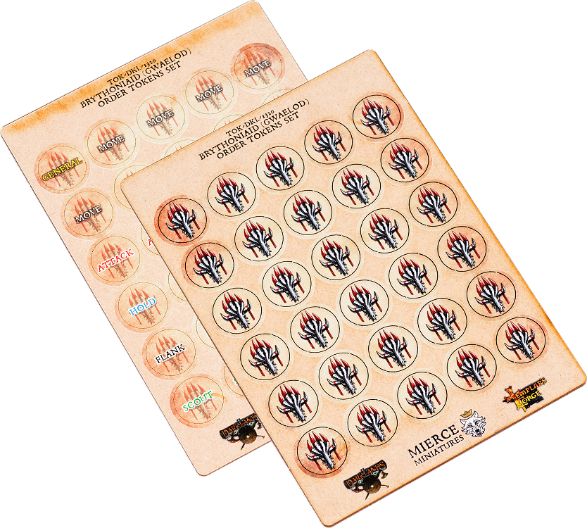 Darklands Brythoniaid (Gwaelod) Order Tokens Set