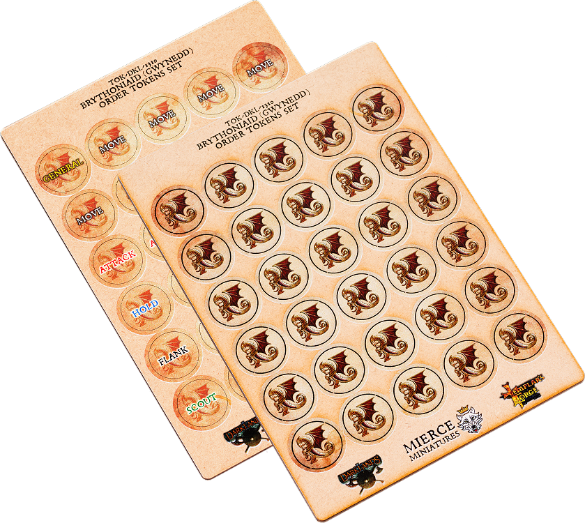 Darklands Brythoniaid (Teyrnas Gwynedd) Order Tokens Set