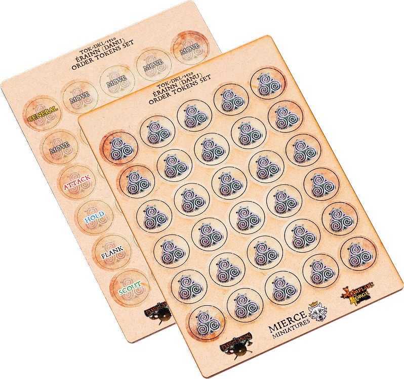 Darklands Érainn (Danu) Order Tokens Set