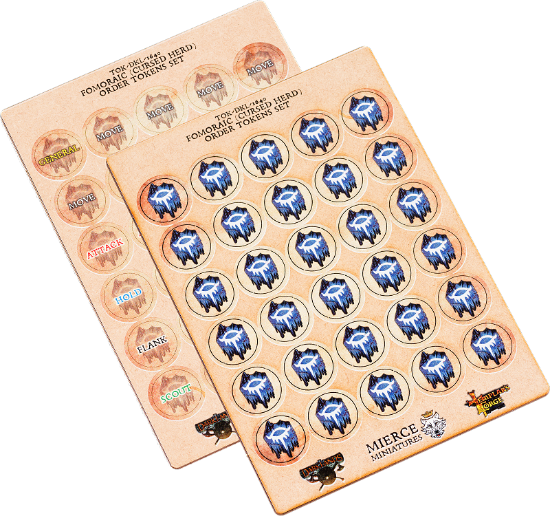 Darklands Fomoraic (Cursed Herd) Order Tokens Set