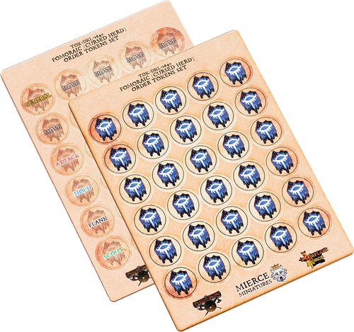 Darklands Fomoraic (Cursed Herd) Order Tokens Set