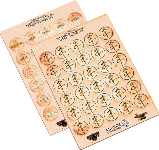 Darklands Khthones (Gorgon) Order Tokens Set