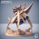 Nanaari the Wise Woman on Battle-Prawn Zeek with scenic base