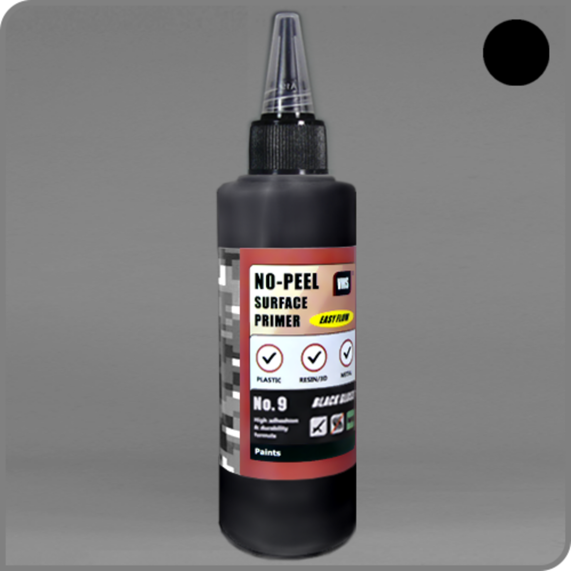 VMS No-Peel Primer Gloss Black (100ml)