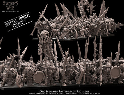 Orc Warriors with Spears Regiment