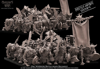 Orc Warriors with Cleavers Regiment