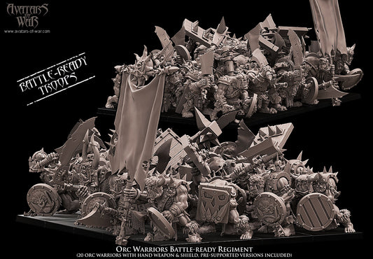 Orc Warriors with Cleavers Regiment