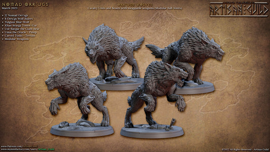 Nomad Orr’ug Wolves (4x warriors)
