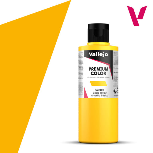 Vallejo Premium Color Basic Yellow (200ml)
