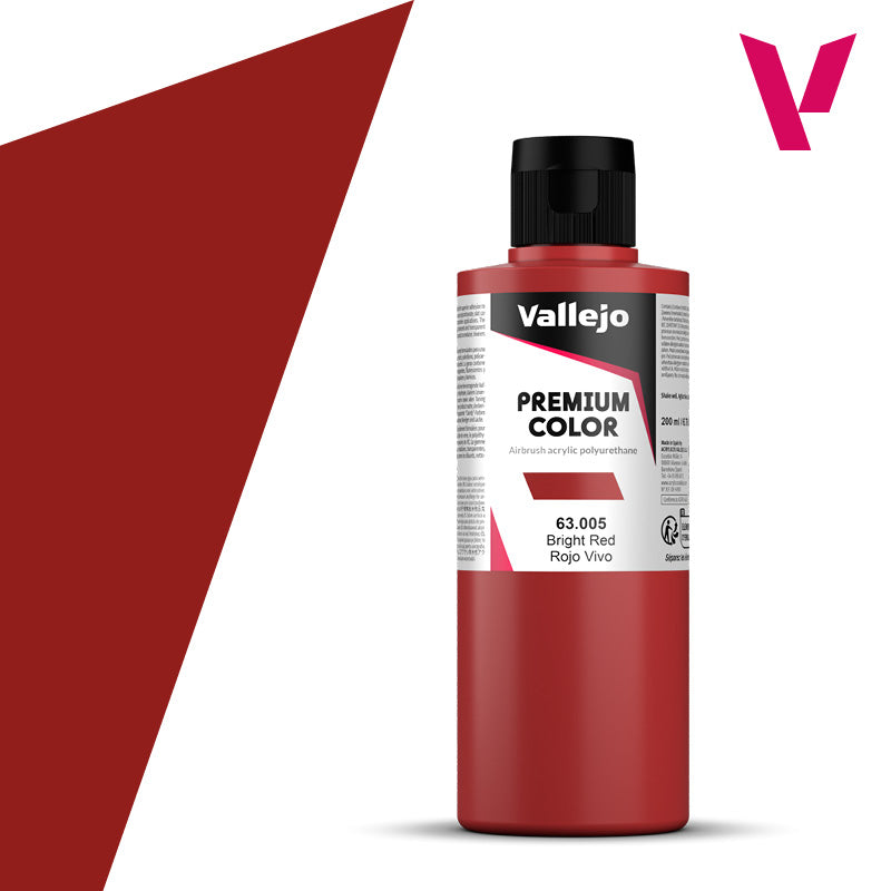 Vallejo Premium Color Bright Red (200ml)