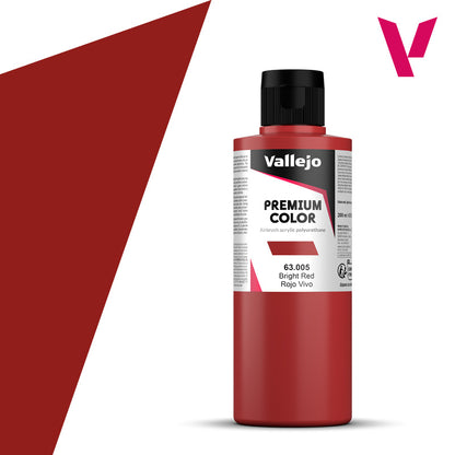 Vallejo Premium Color Bright Red (200ml)