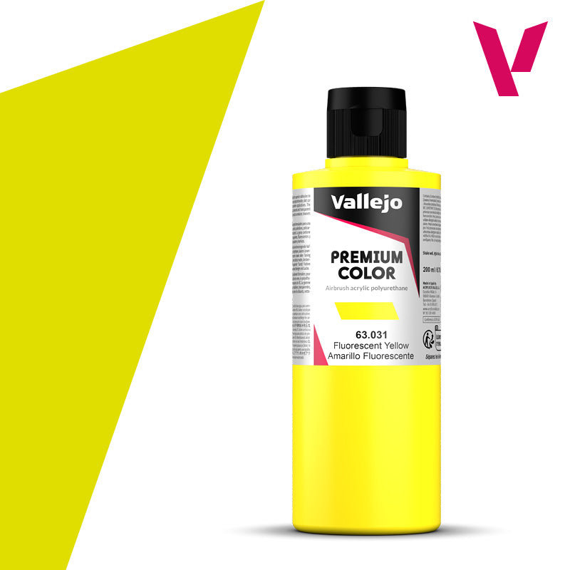 Vallejo Premium Color Yellow Fluorescent (200ml)