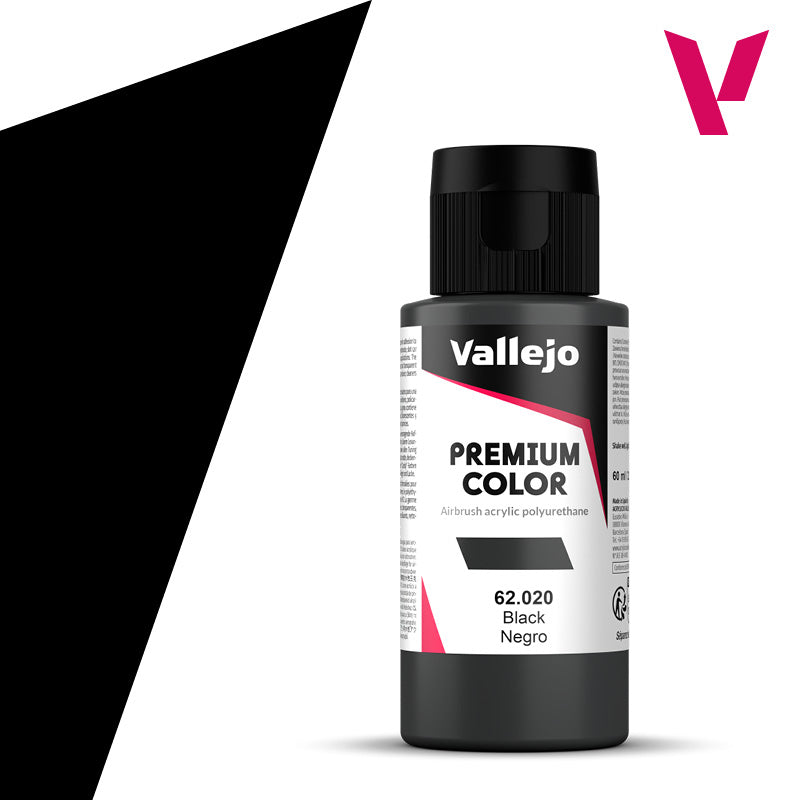 Vallejo Premium Color Black (60ml)