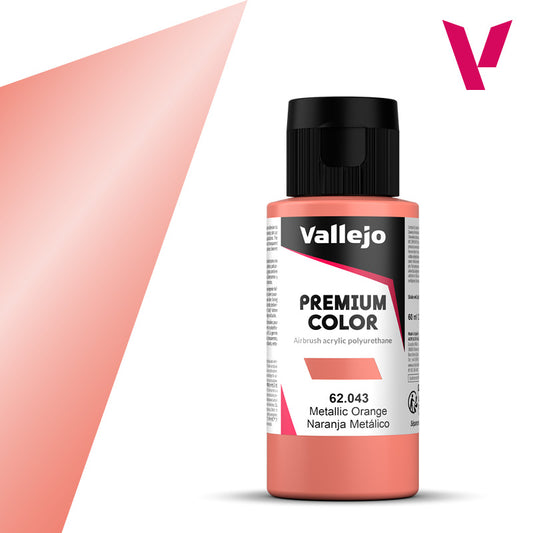 Vallejo Premium Color Metallic Orange (60ml)