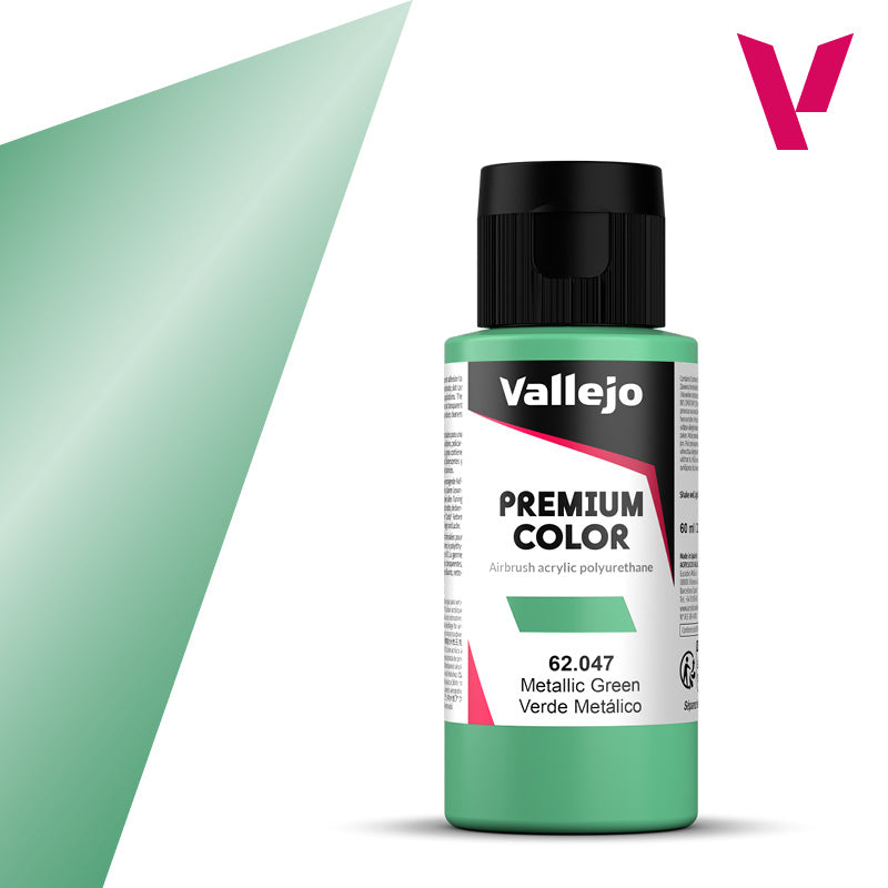 Vallejo Premium Color Metallic Green (60ml)