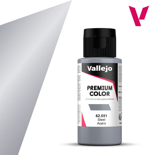 Vallejo Premium Color Steel (60ml)