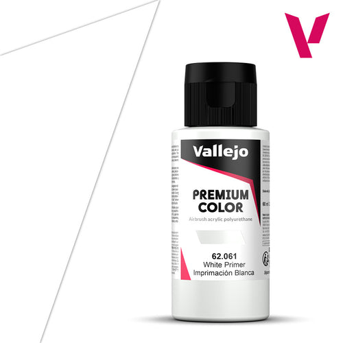 Vallejo Premium Color White Primer (60ml)