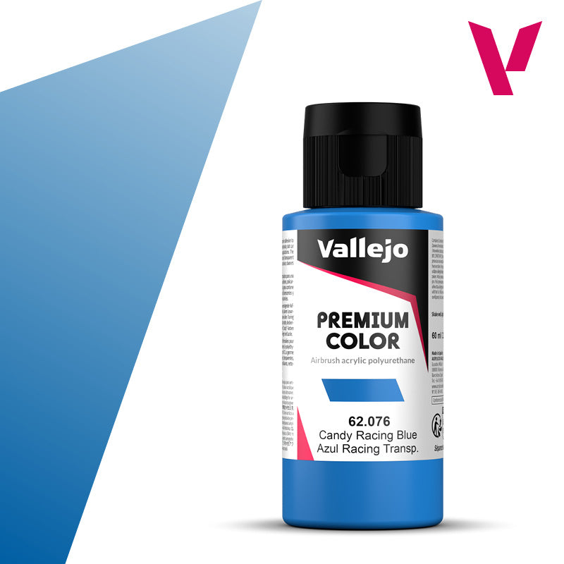 Vallejo Premium Color Candy Racing Blue (60ml)