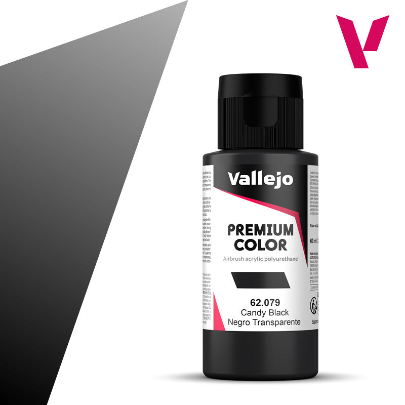 Vallejo Premium Color Candy Black (60ml)