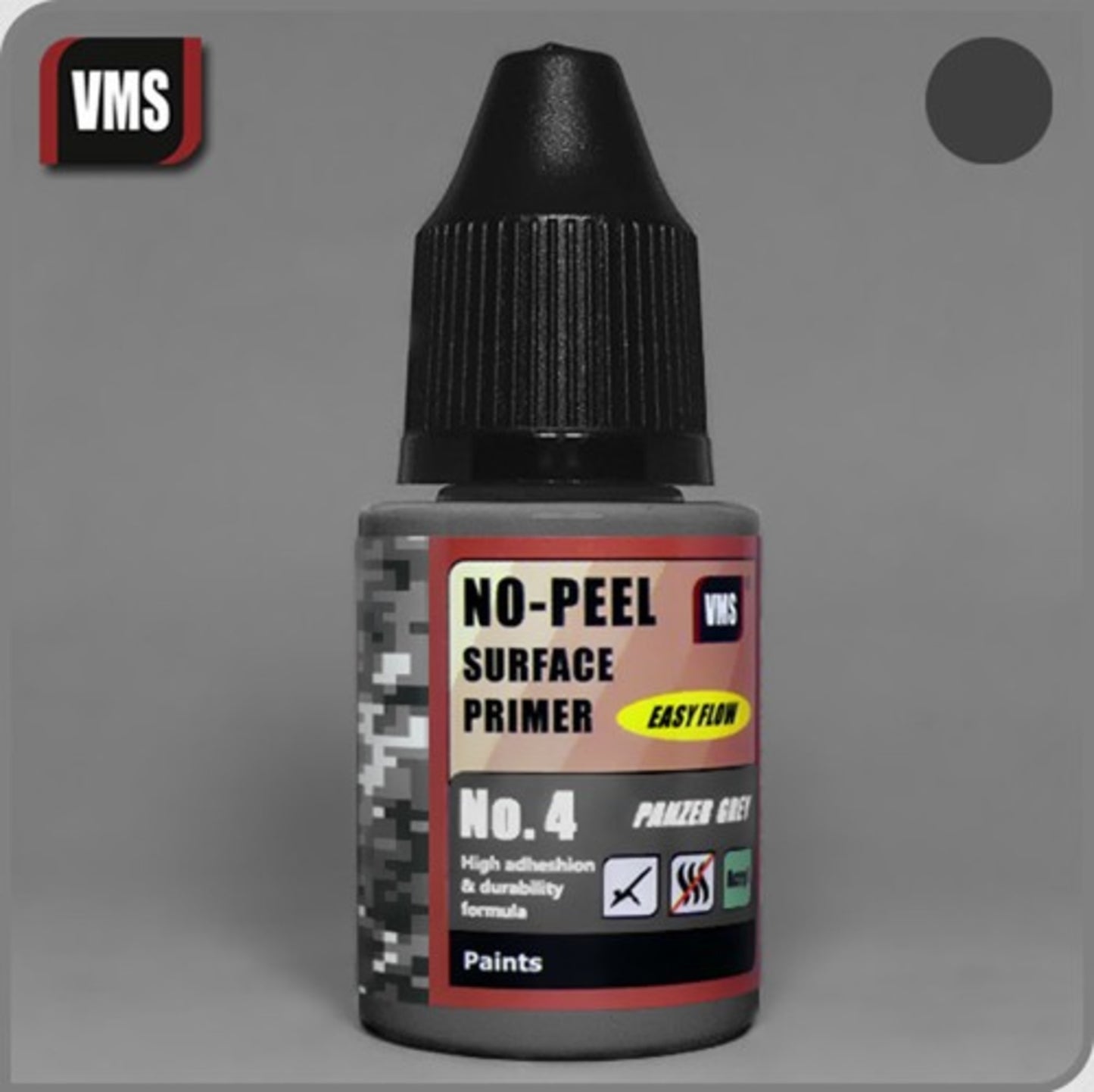 VMS No-Peel Primer Panzer Grey (30ml)