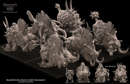 Razortusks Multi-Part Regiment