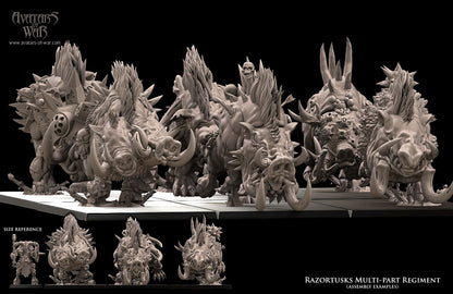 Razortusks Multi-Part Regiment
