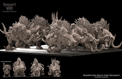 Razortusks Multi-Part Regiment