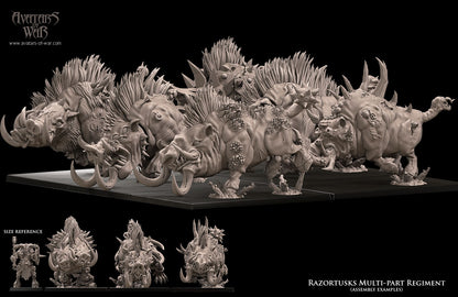 Razortusks Multi-Part Regiment