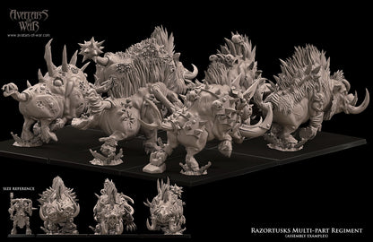 Razortusks Multi-Part Regiment