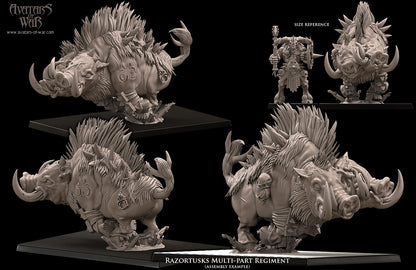 Razortusks Multi-Part Regiment