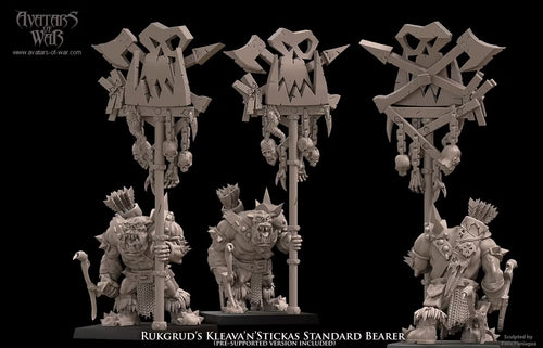 Rukgrud's Banner Bearer, Orc Standard Bearer