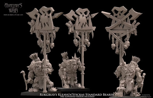 Rukgrud's Banner Bearer, Orc Standard Bearer