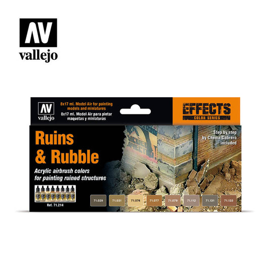 Vallejo Model Air Ruins and Rubble Set