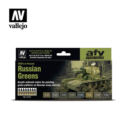 Vallejo Model Air Russian Greens (1928-now) Set