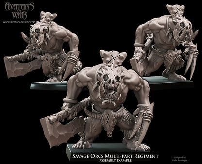 Savage Orc Multi-Part Regiment