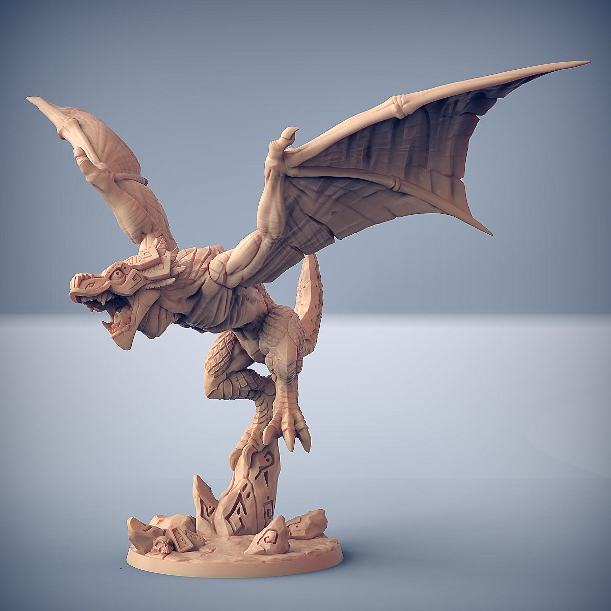 Helmed Sky-Terror with scenic base