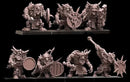 Snagspit's Front Rank Troops, Goblins with Spears Warriors