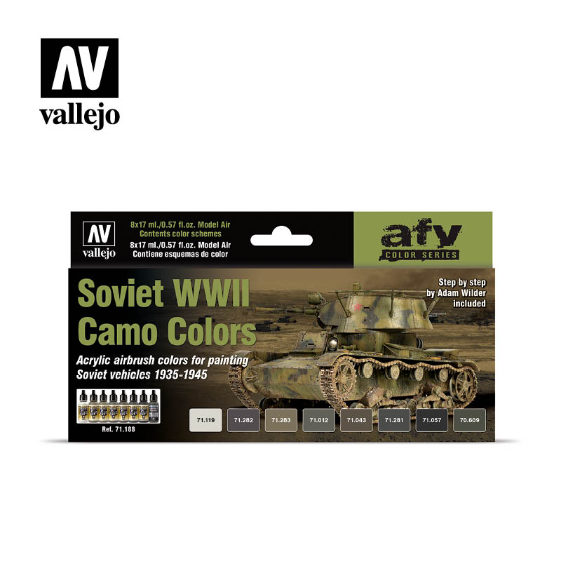 Vallejo Model Air Soviet AFV Camouflage (1935-45) Set