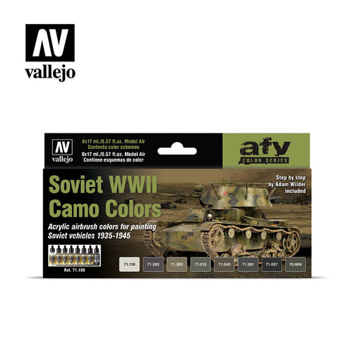 Vallejo Model Air Soviet AFV Camouflage (1935-45) Set