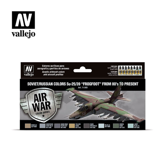 Vallejo Model Air Soviet and Russian Su-25 Frogfoot (1980s-now) Set